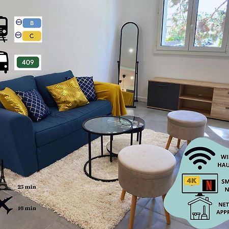 Bel Appartement Antony, 8Min Rer B A Pied, Proche Paris Et Orly Eksteriør bilde